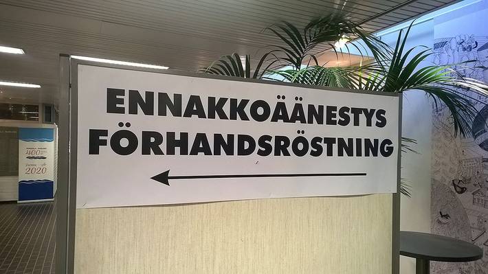 Ennakkoäänestys - Förhandsröstning Ennakkoäänestys - Förhandsröstning